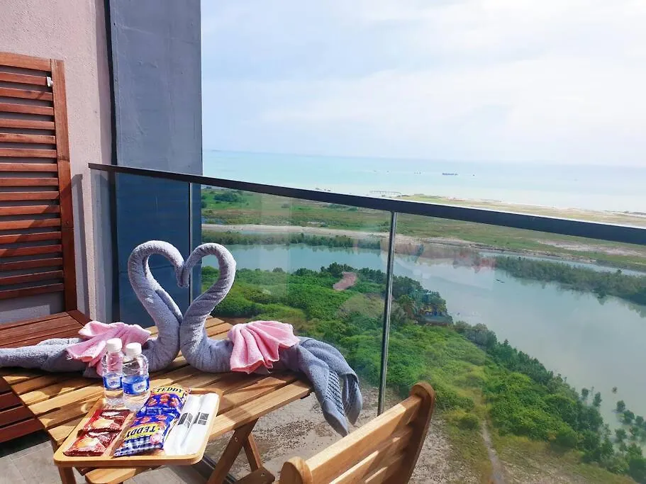 Apartment Sunsetfullyseaview#Netflix#Sofabed#Freecarprk#4Pax#Privatebathtub#Imperioresidence Malacca Malaysia